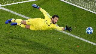 Liverpool goalkeeper Alisson